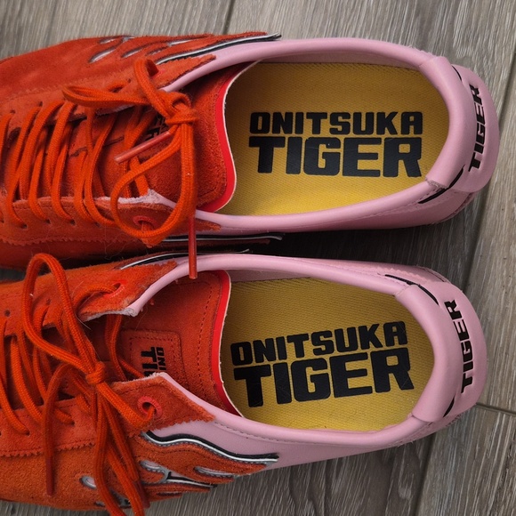 Onitsuka Tiger Mexico 66 Flame Fiery Red Blossom Pink - Picture 5 of 5
